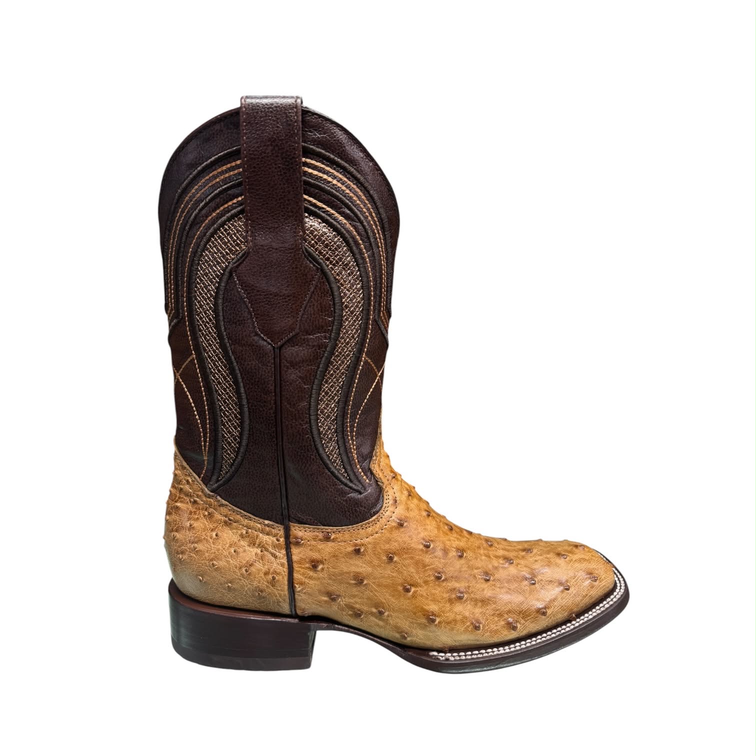 Bota Pajal Piel De Avestruz Tato Bruciato 
