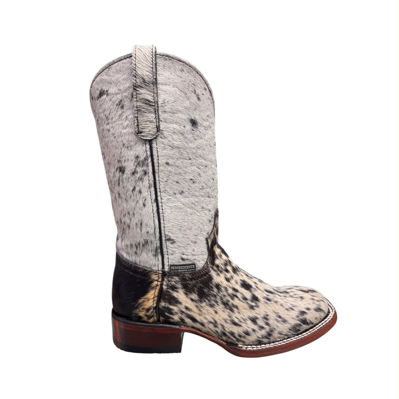 Bota Desobediente Antonia Pelo de Vaca 