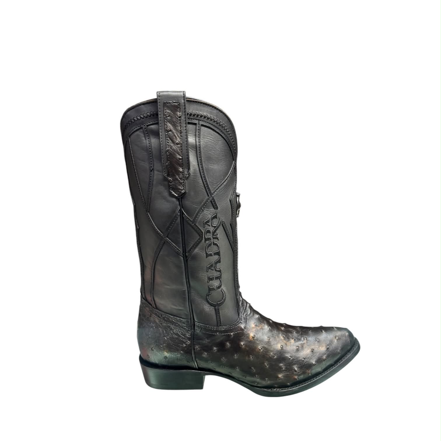 Bota Cuadra Avestruz Completa Gold 