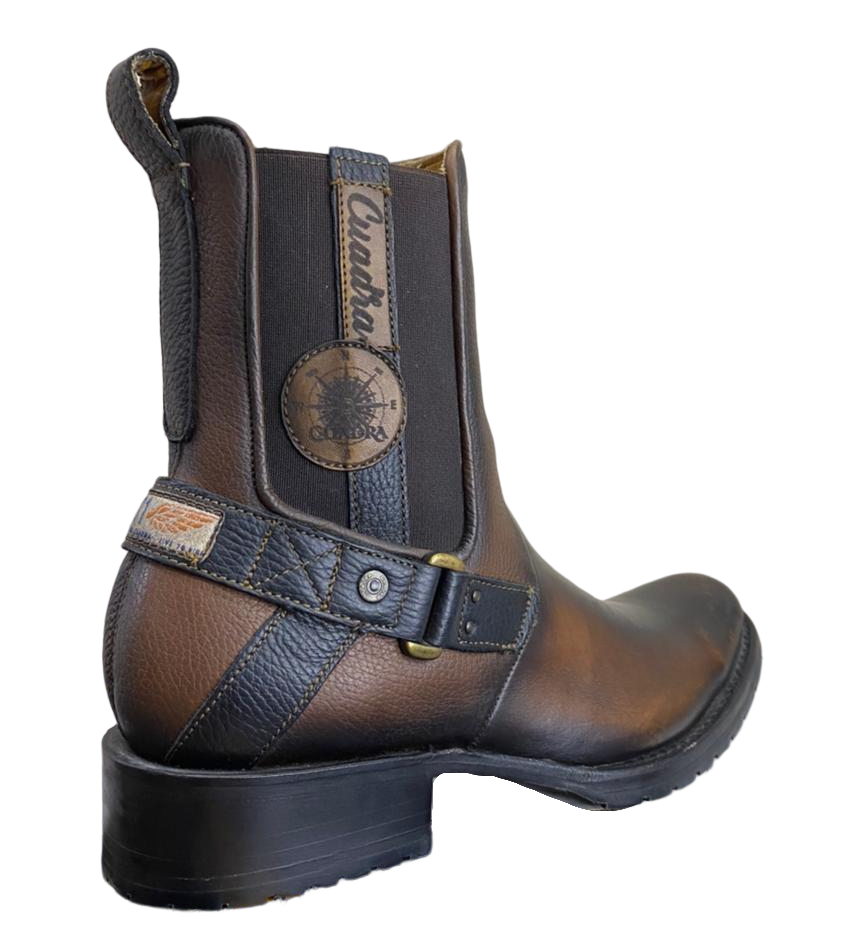 Cuadra 1J2ERS Men's Square Toe Boots – Bovine Leather, Inside Zipper, Urban Western